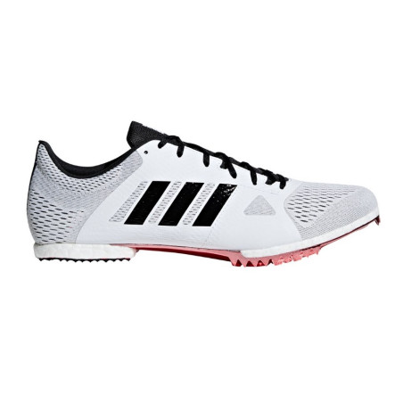 Chaussures Run Pointes ADIDAS Homme Adizero MID Blanc/ Rose PE 2019