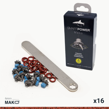 Pointes MAKO SMARTPOWER 6 MM  X 16 + CLE  2023