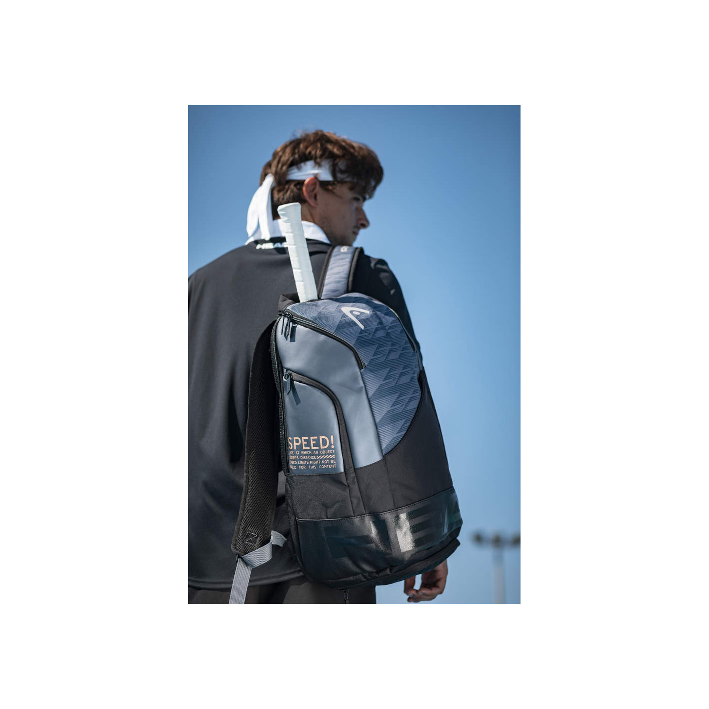 Sac a Dos HEAD DJOKOVIC Backpack Noir Anthracite 2022