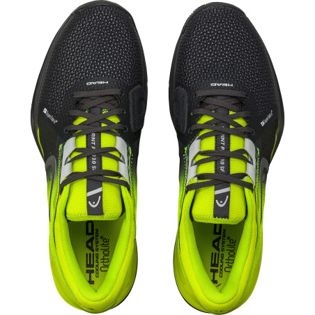 Chaussures HEAD Homme SPRINT PRO 3.0 SF Terre Battue Noire / Jaune Fluo 2021