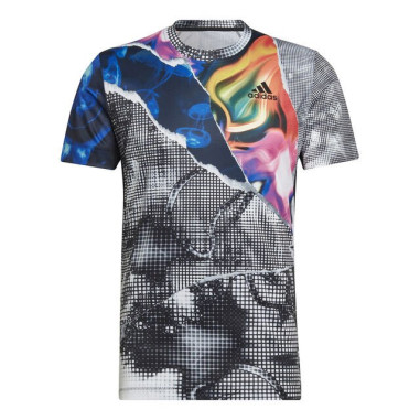 T-Shirt ADIDAS Homme US SERIES FL Multi-Color AH 2022