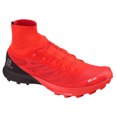 Chaussures Running SALOMON Homme SLAB SENSE 8 SG  Rouge / Noir PE 2021