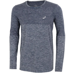 T-Shirt Running ML ASICS Homme RACE SEAMLESS LS Bleu