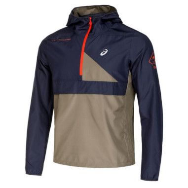 Veste ASICS Homme FUJITRAIL ANORAK Marine / Kaki AH 2022