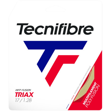 Cordage TECNIFIBRE TRIAX HD 1.33mm Blanc (12m)