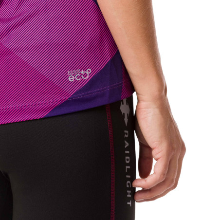 T-Shirt Running RAIDLIGHT Femme Manches Courtes TECHNICAL Violet
