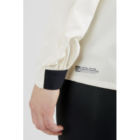 Veste à capuche Running CRAFT Femme Zippée Hydro Jacket Ecru