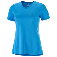 T-Shirt Running SALOMON Femme XA Tee W Bleu PE 2019