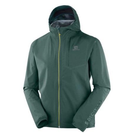 Veste Running SALOMON Homme Bonatti PRO Vert / Jaune PE 2020