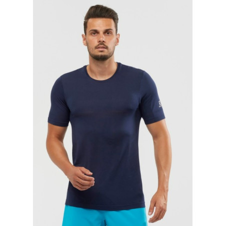 T-Shirt Running SALOMON Homme SENSE SEAMLESS Marine