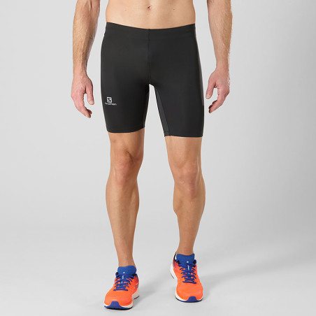 Cuissard Running SALOMON Homme Agile Short Tight Noir PE 2019