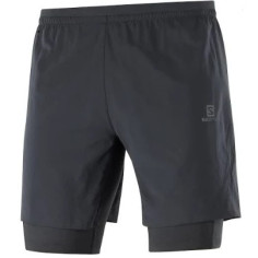 Short Running SALOMON Homme XA TWINSKIN SHORT Noir