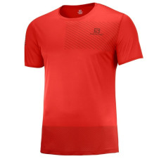 T-Shirt Running SALOMON Homme SENSE TEE Rouge