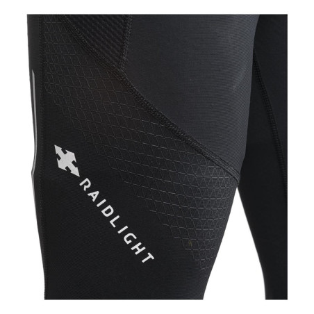 Collant Running RAIDLIGHT Homme RESPONSIV 3/4 TIGHT Noir