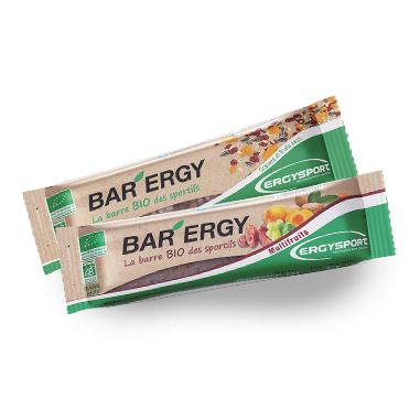 Barre énergétique ERGYSPORT EFFORT BAR'ERGY BIO Fruits 40g