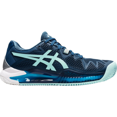Chaussures ASICS Femme GEL-RESOLUTION 8 Terre Battue Bleu 2022