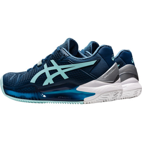 Chaussures ASICS Femme GEL-RESOLUTION 8 Clay Bleu PE 2022