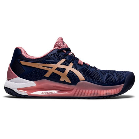 Chaussures ASICS Femme GEL-RESOLUTION 8 Bleu / Rose AH 2021