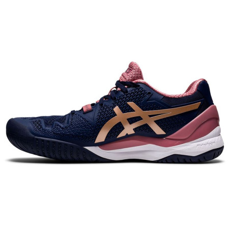 Chaussures ASICS Femme GEL-RESOLUTION 8 Bleu / Rose AH 2021