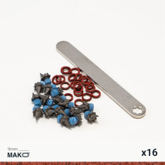 Pointes MAKO SMARTPOWER 9 MM  X 16 + CLE  2023 2