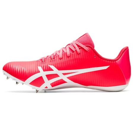 Chaussures Run Pointes ASICS Homme HYPER MD 8 Blanc / Rose PE 2023