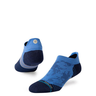 Chaussettes STANCE Homme RUN SHATTER TAB Bleu / Argent