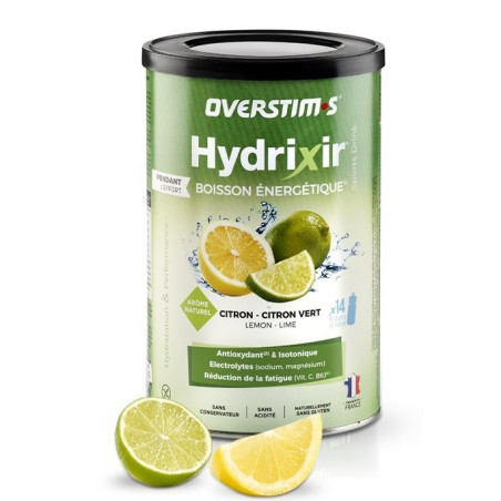 Boisson Energétique OVERSTIM Hydrixir Antioxydant Citron Citron Vert 600 g