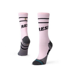 Chaussettes STANCE Femme RUN FOOL HARDY CREW Rose / Grise