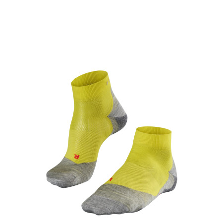 Chaussettes FALKE Homme RU5 Short Grise / Jaune PE 2019