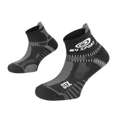 Chaussettes Running Trail BV SPORT STX Evo Noire / Grise PE 2020