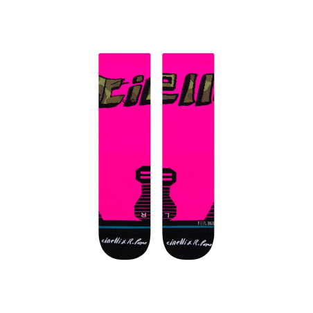 Chaussettes STANCE Homme CINELLI RP PERF Rose / Noir