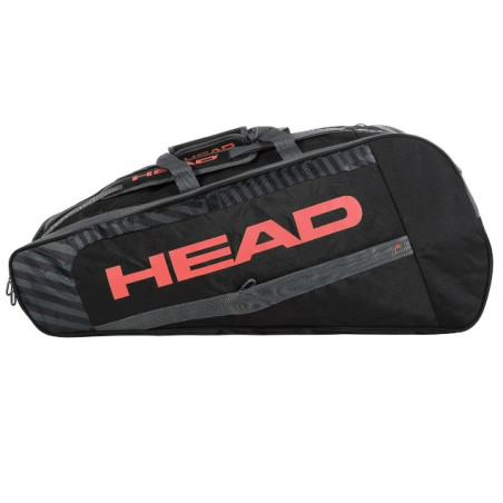 Sac de Tennis HEAD BASE RACQUET L 9R Noir / Rouge PE 2023