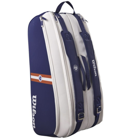 Thermo-Bag WILSON ROLAND GARROS SUPER TOUR 9 PACK Blanc / Marine 2023
