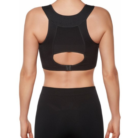 Brassière FALKE Femme TOP CUP MEDIUM Support Noire 2021