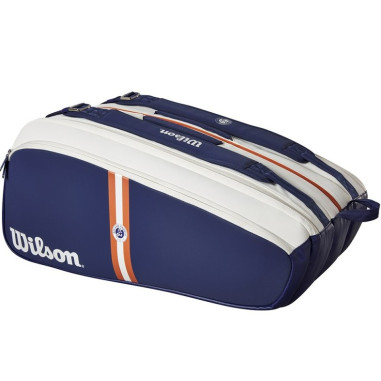 Thermo-Bag WILSON ROLAND GARROS SUPER TOUR 15PK Blanc / Marine 2023