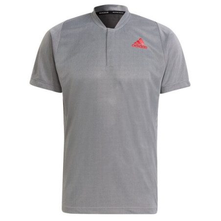 Polo ADIDAS Homme FRLT PB Gris / Rouge PE 2021