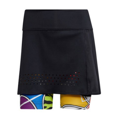 Jupe ADIDAS Femme avec Shorty MELBOURNE MATCH SKIRT Noir / Beige PE 2022