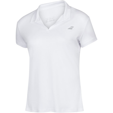 Polo BABOLAT Fille PLAY Blanc 2020