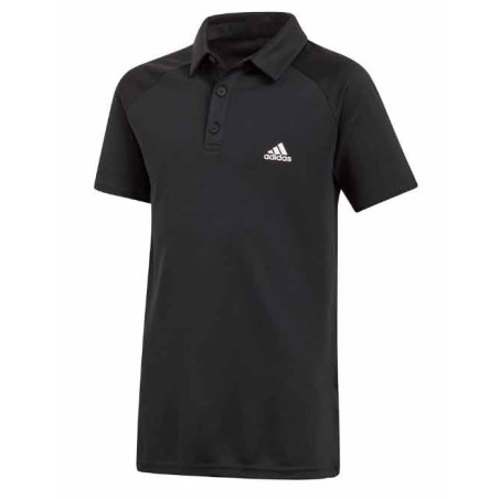 Polo ADIDAS Garçon CLUB Polo Noir PE 2019