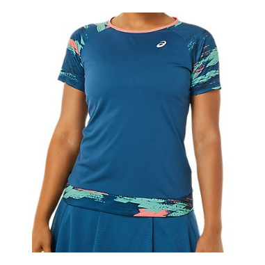 T-Shirt ASICS Femme GRAPHIC TANK Bleu PE 2022