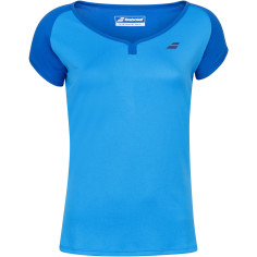 T-Shirt BABOLAT Fille PLAY Cap Sleeve Bleu 2017 2