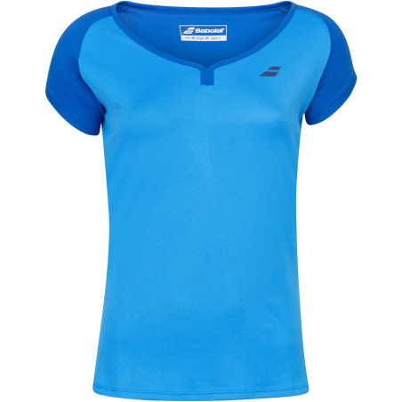 T-Shirt BABOLAT Fille PLAY Cap Sleeve Bleu 2020