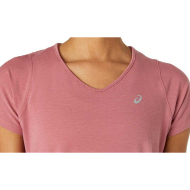 T-Shirt Running ASICS Femme V-NECK SS TOP...