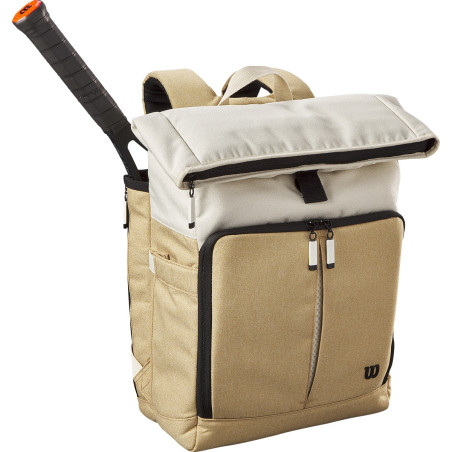 Sac à dos WILSON BACKPACK LIFESTYLE FOLDOVER Blanc / Beige PE 2023 