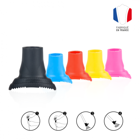 Bouchon Bâtons de marche GUIDETTI Padapt Rose