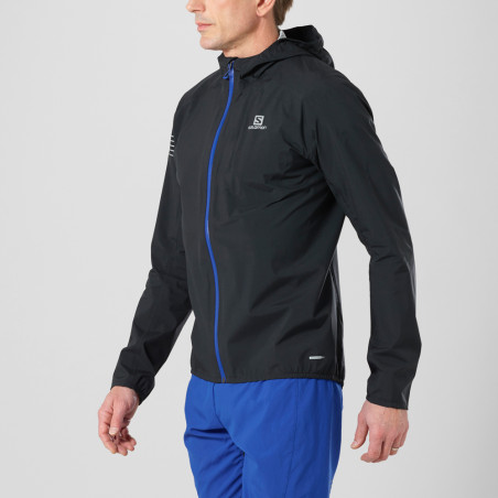 Veste Running SALOMON Homme Bonatti WP JKT W Noire PE 2018