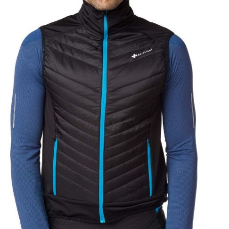 Veste Gilet Running RAIDLIGHT Homme Activ Hybrid Noir / Bleu AH 2019