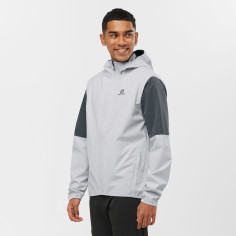 Veste Running SALOMON Homme SNTIAL WP 2.5L JKT Gris  AH 2021 2