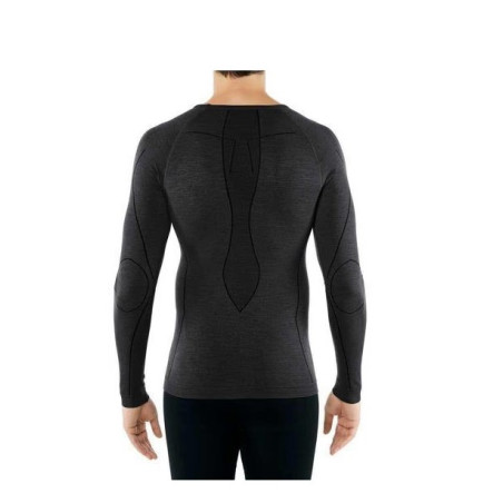 T-Shirt FALKE Homme Wool Tech Longs ML Gris AH 2022