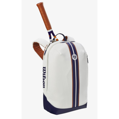 Sac à dos WILSON ROLAND GARROS SUPER TOUR Blanc...
